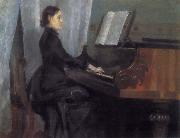William Stott of Oldham CMS at the Piano Sweden oil painting artist